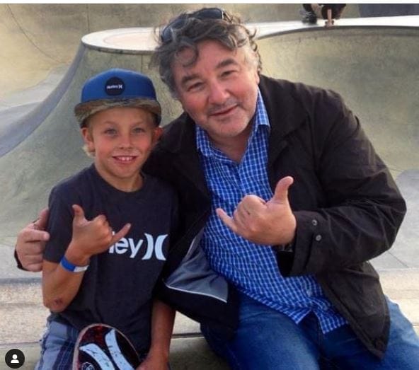 Keegan Palmer aged 9 with Cr Serge Thomann